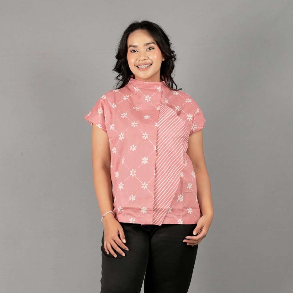 Hamzah Batik - Blus Turtle Neck