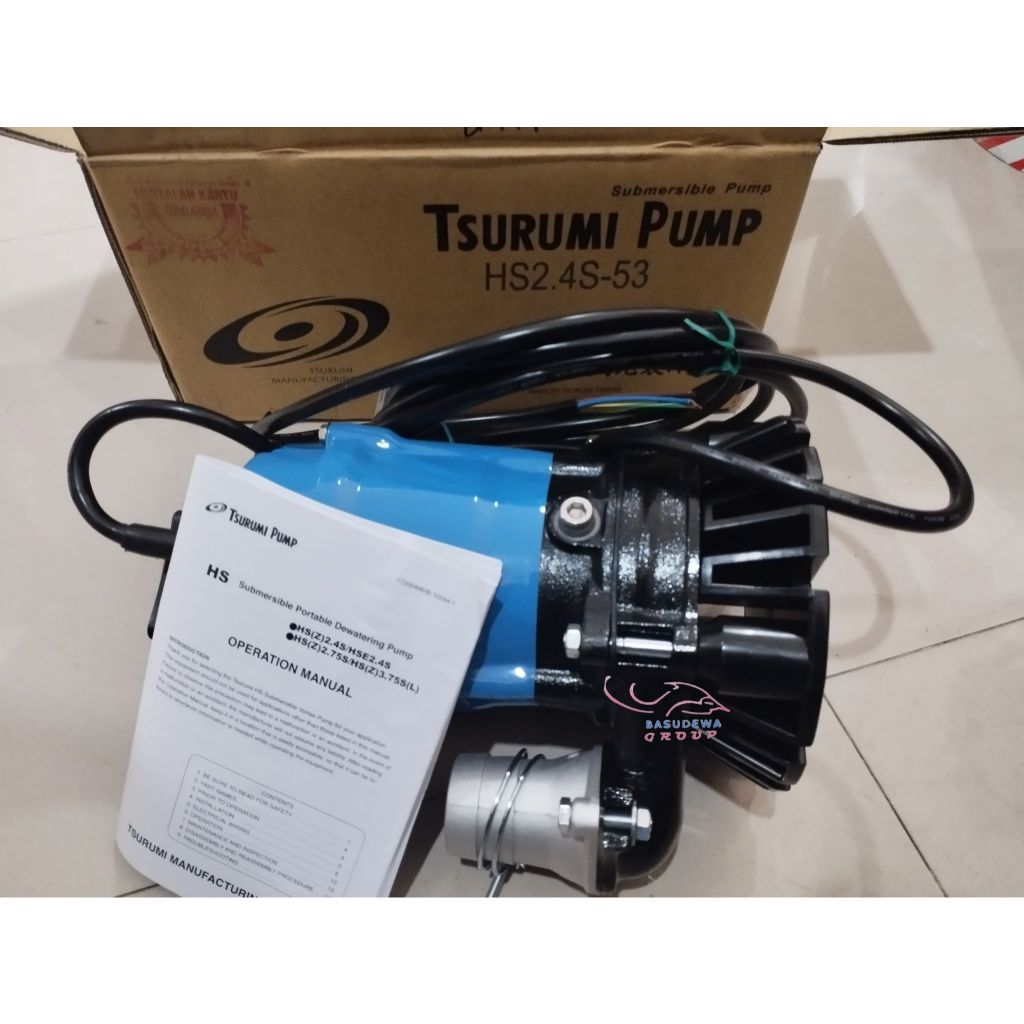 TSURUMI POMPA HS2.4S-53 / POMPA CELUP TSURUMI HS2.4S-53 (Pompa Celup Air Kotor)