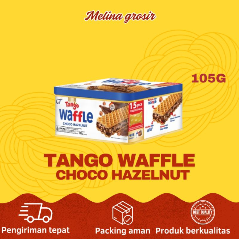 

TANGO WAFER WAFFLE CHOCO HAZELNUT KALENG 105GR