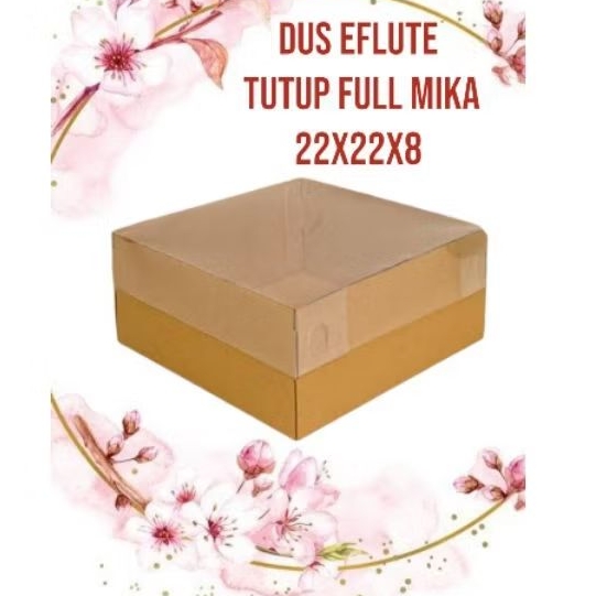 

dus eflute tutup full mika 22x22x8
