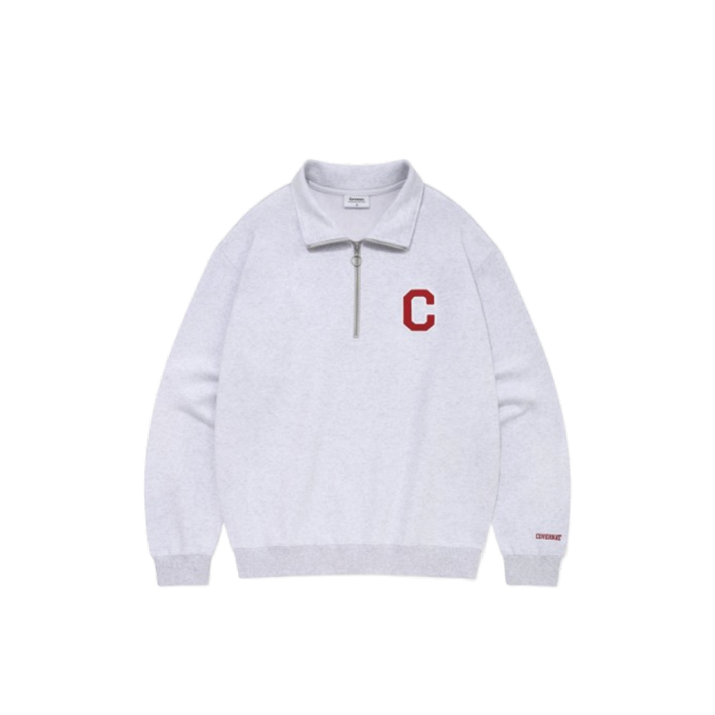 Covernat C Logo Half-Zip up Crew Neck