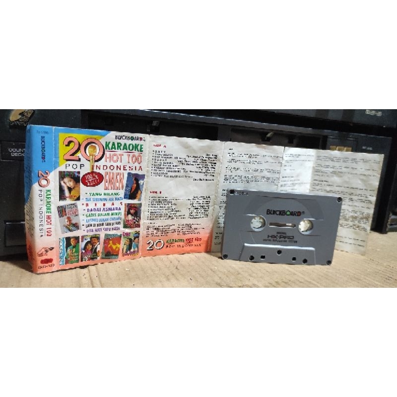kaset pita 20 karaoke hot 100
