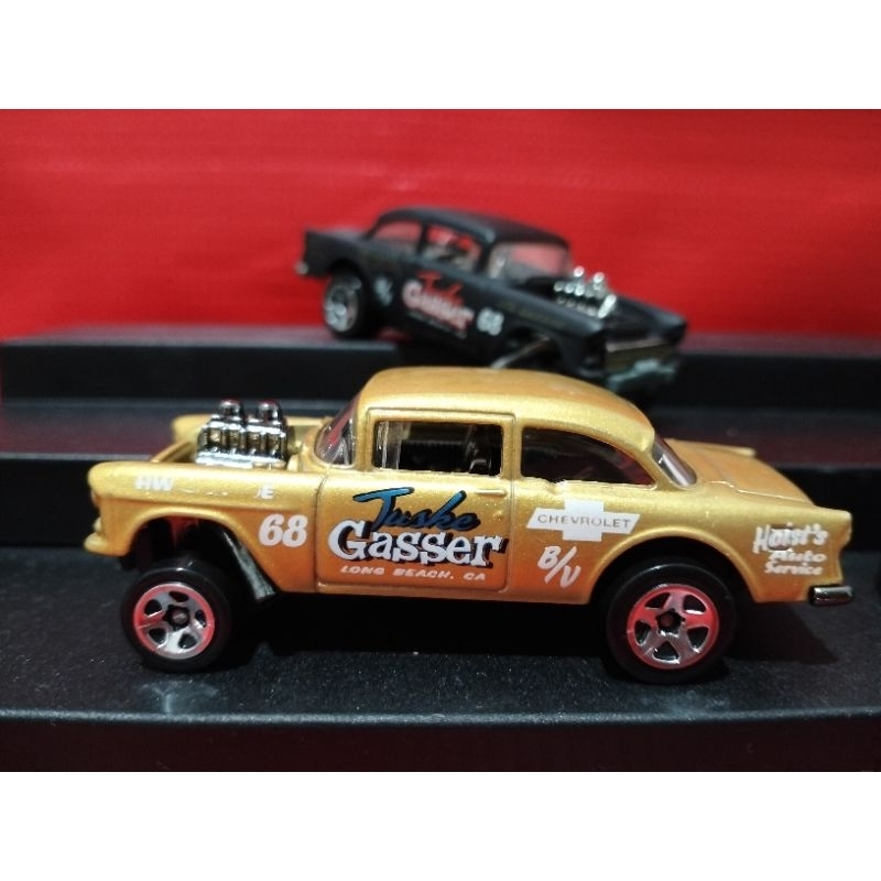 HOT WHEELS 55 Chevy BEL AIR Gasser - GOLD