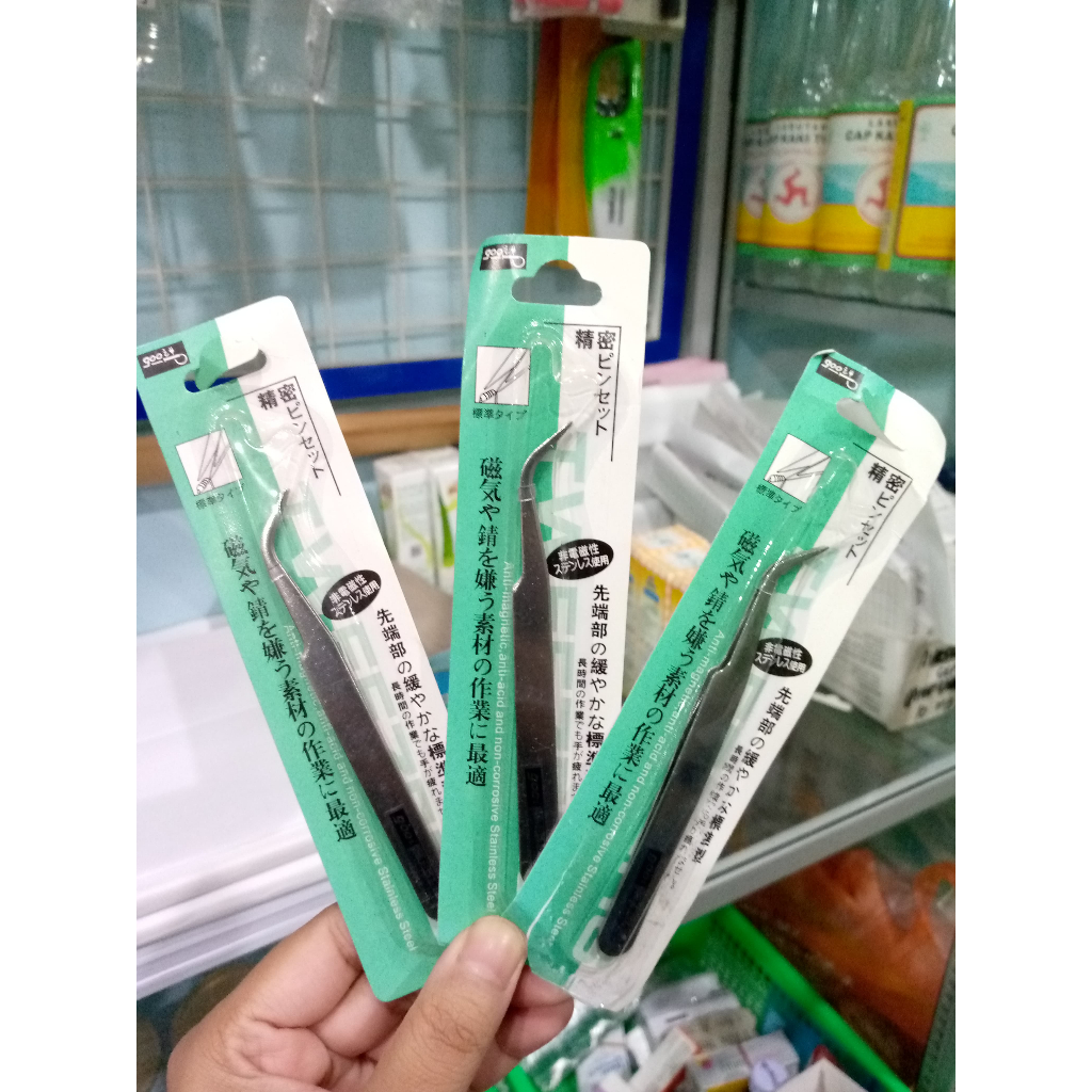 Pinset Stainless Bengkok