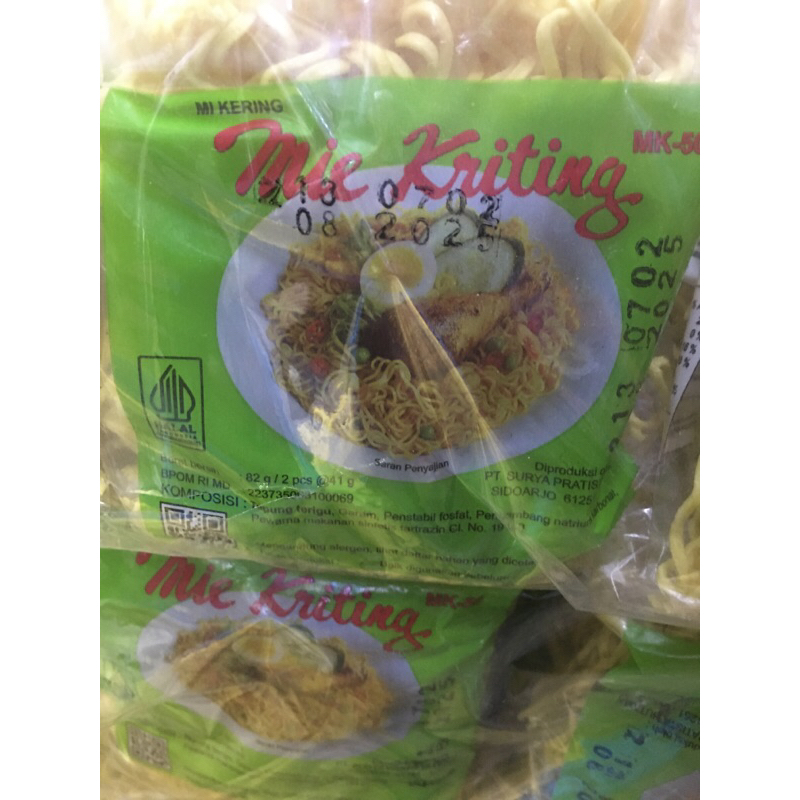 

Mie Kriting Mie Kering merk MK-50 82g