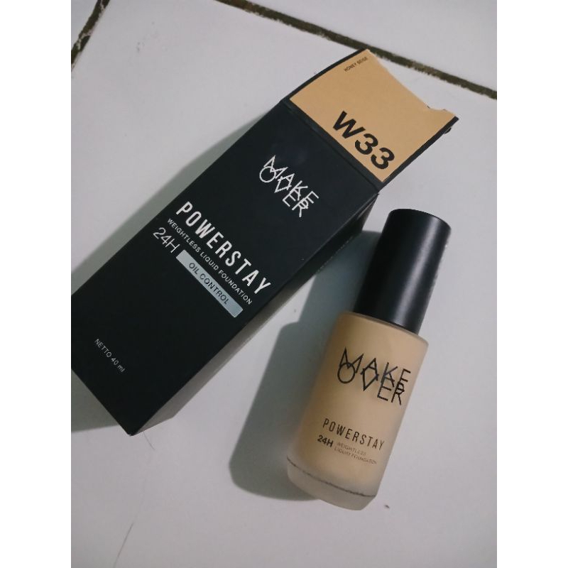 Preloved Foundation Makeover Powerstay Shade W33