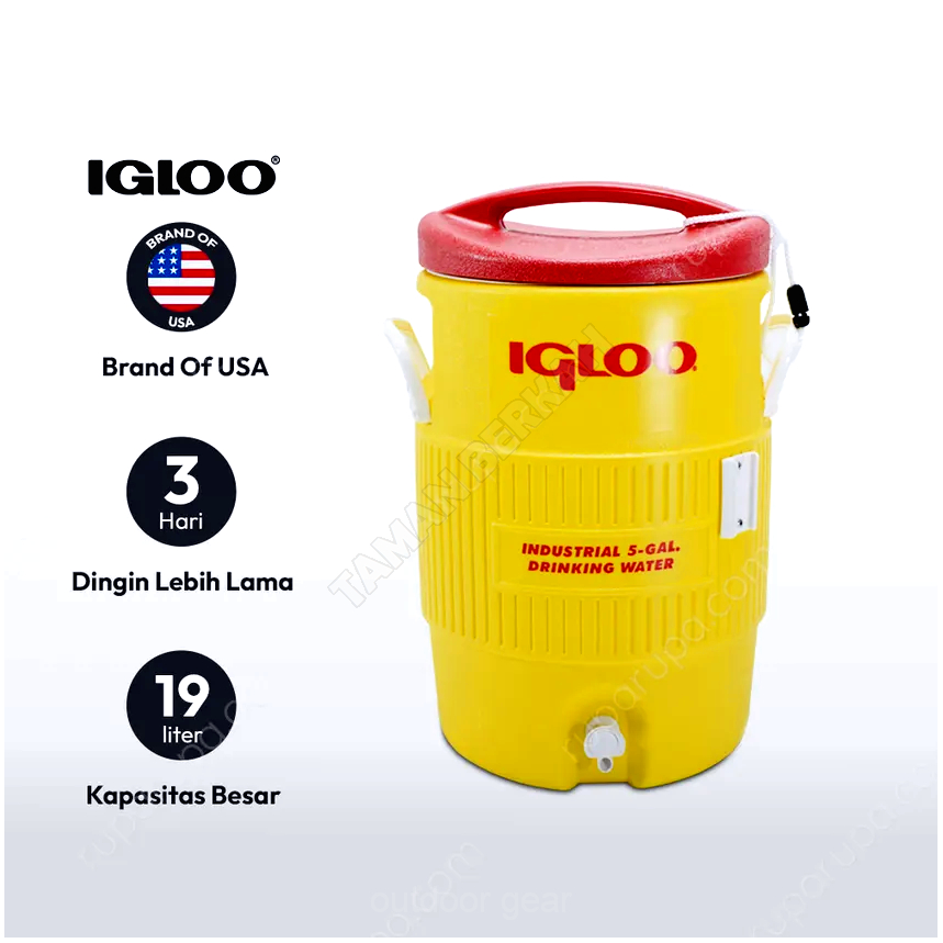 IGLOO DISPENSER MINUMAN INDUSTRIAL COOLER 19L