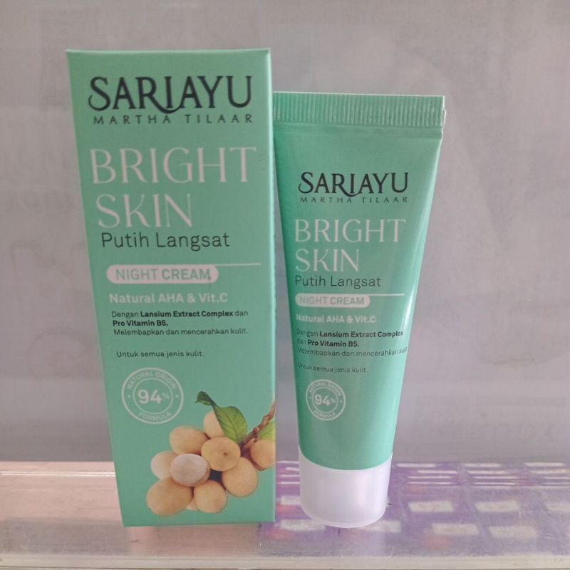 night cream sariayu putih langsat