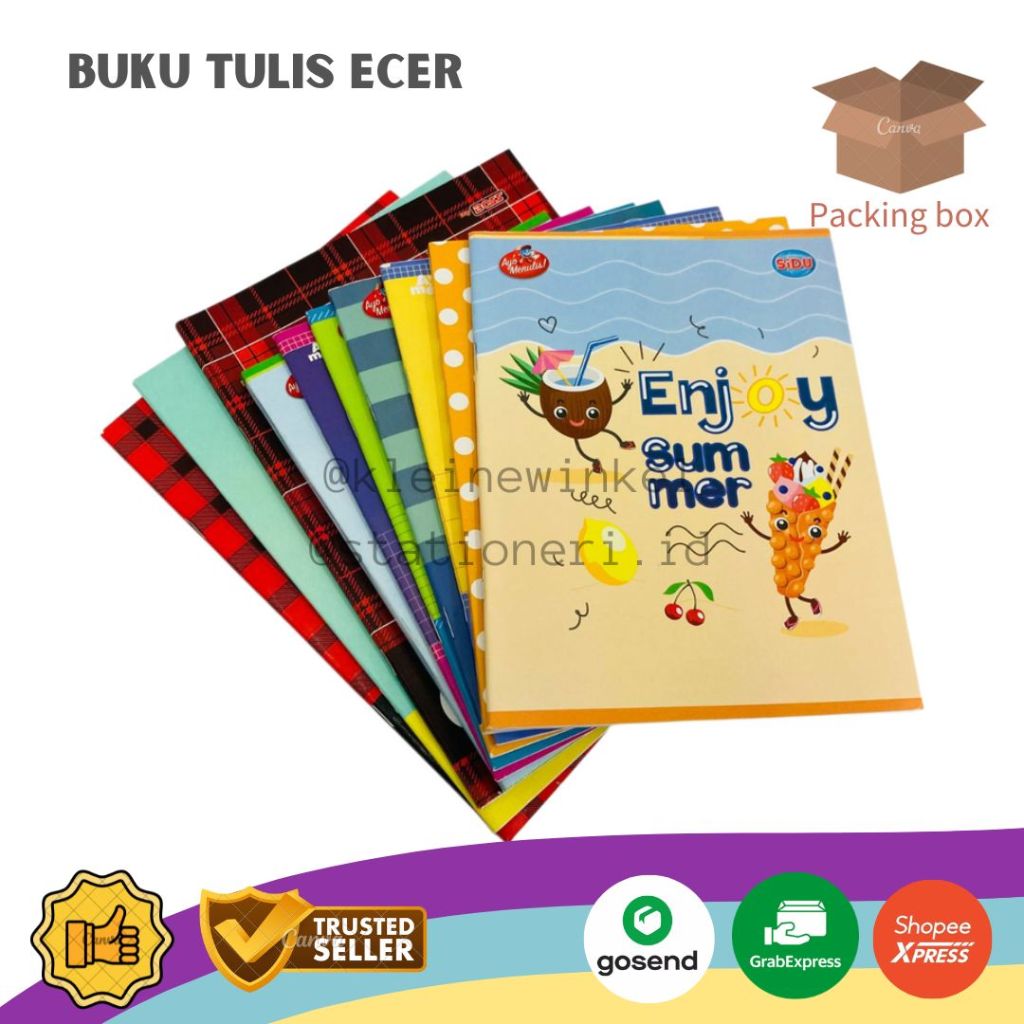 

Aneka Buku Tulis Garis dan Buku Kotak ECER [ 1 PCS ]