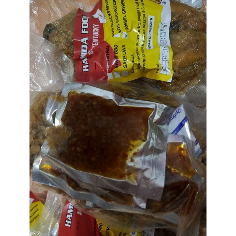 

(Dikirim H+1) Premium Ayam Kentuchy Saos BBQ Hamida Food