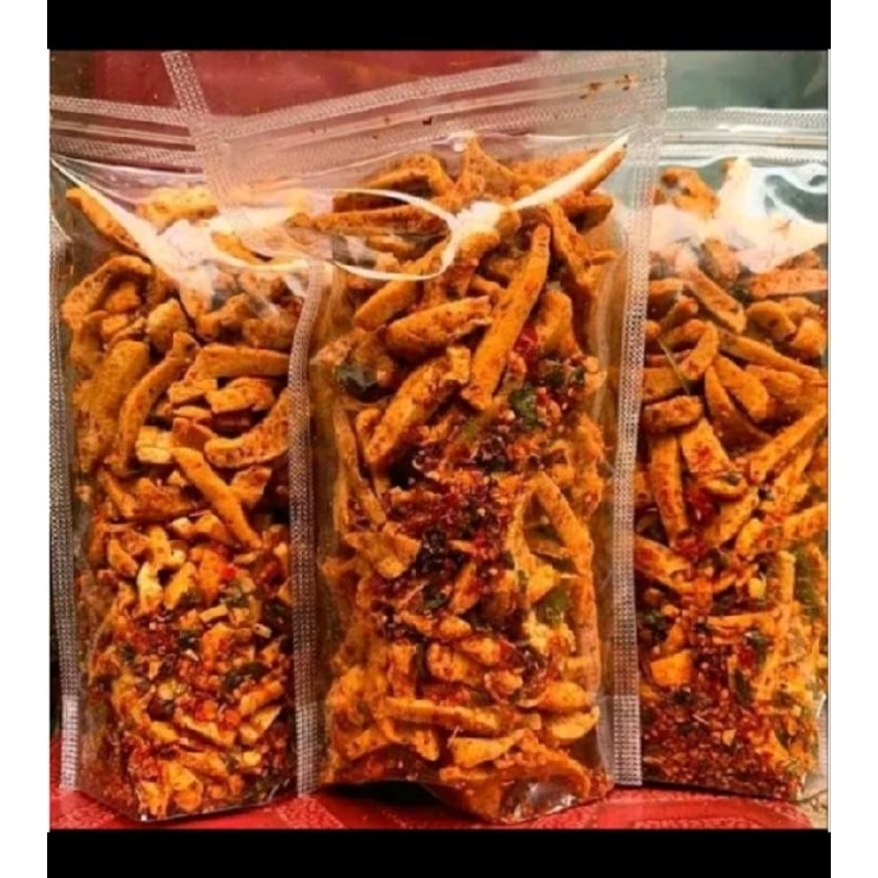 

Basreng pedas daun jeruk