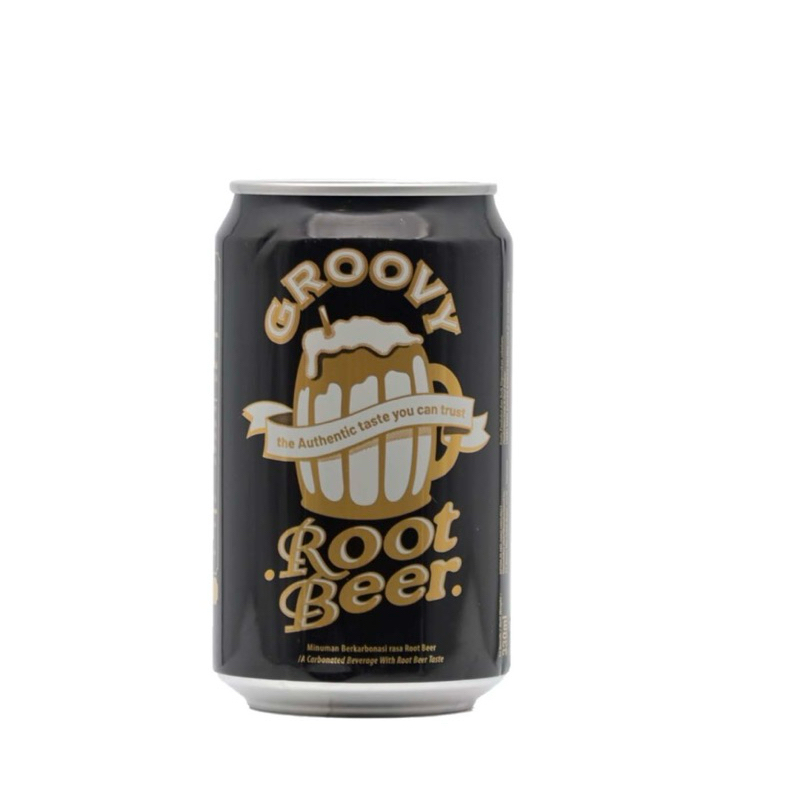 Minuman Soda Groovy Rootbrew Can 330 ml