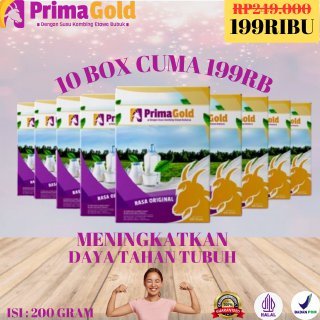 

10 Box Susu Kambing Etawa Primagold Bubuk Untuk Anak Tingkatkan Kecerdasan Otak