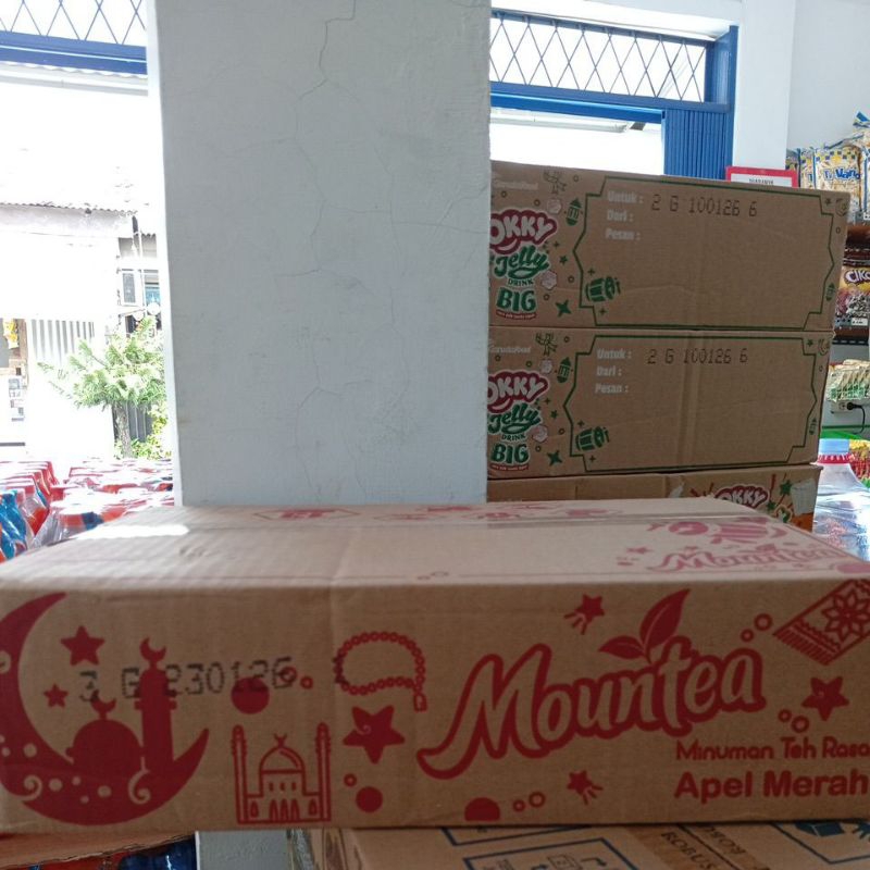 mountea minuman teh rasa apel merah UK 24 x 160 ml