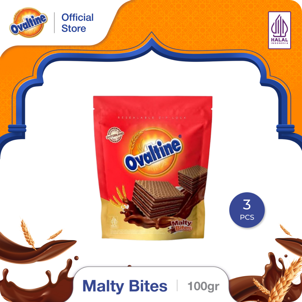 

Ovaltine Malty Bites 100g - 3pcs