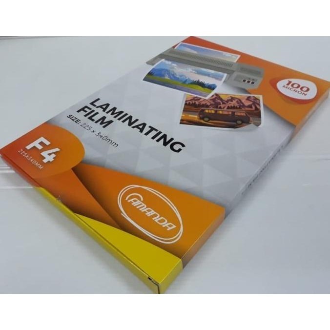 

Plastik Laminating Folio ./ F4 100 mic Amanda (1 Pak) SF6