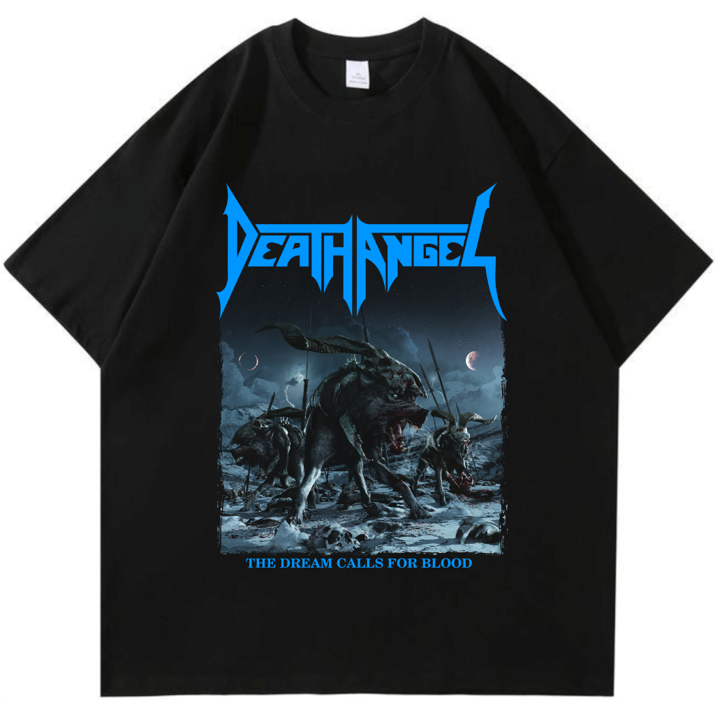sreg tshirt | death angel the dream | kaos hitam kaos katun combet 24s