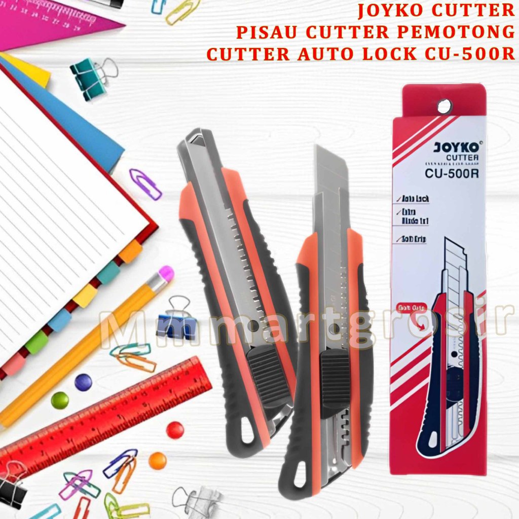 

Joyko Cutter / Pisau Cutter Pemotong / Cutter Auto Lock / CU-500R