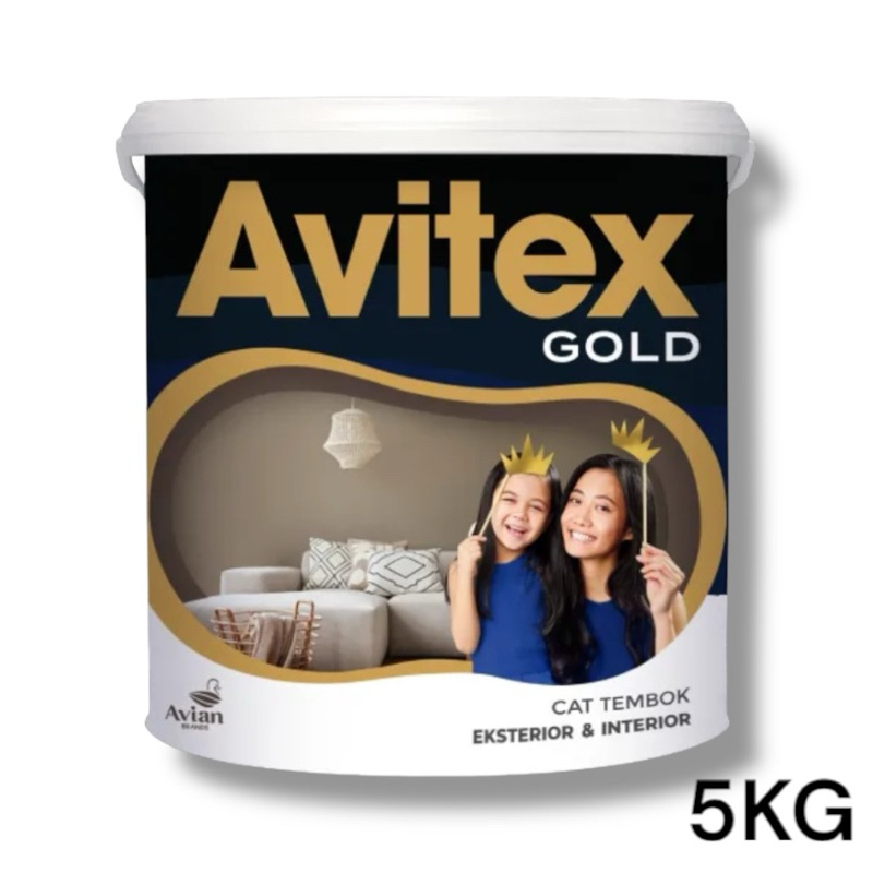 AVITEX GOLD, CAT TEMBOK EXTERIOR & INTERIOR 5KG