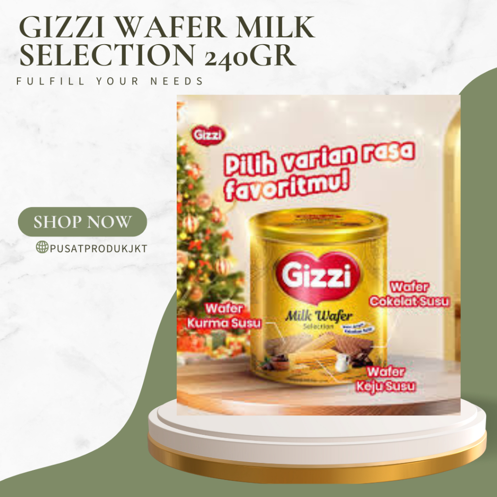 

Gizzi Wafer Milk Selection 240Gr