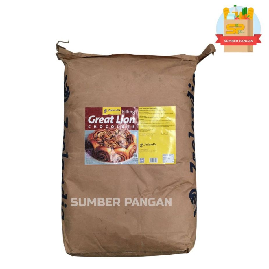 

Great Lion Chocolate Filling/isian roti rasa coklat 10 kg