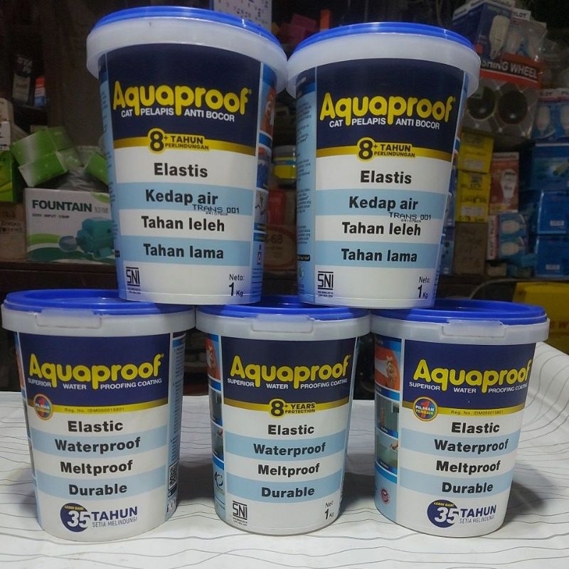 AQUAPROOF cat pelapis anti bocor 1 kg warna transparan clear