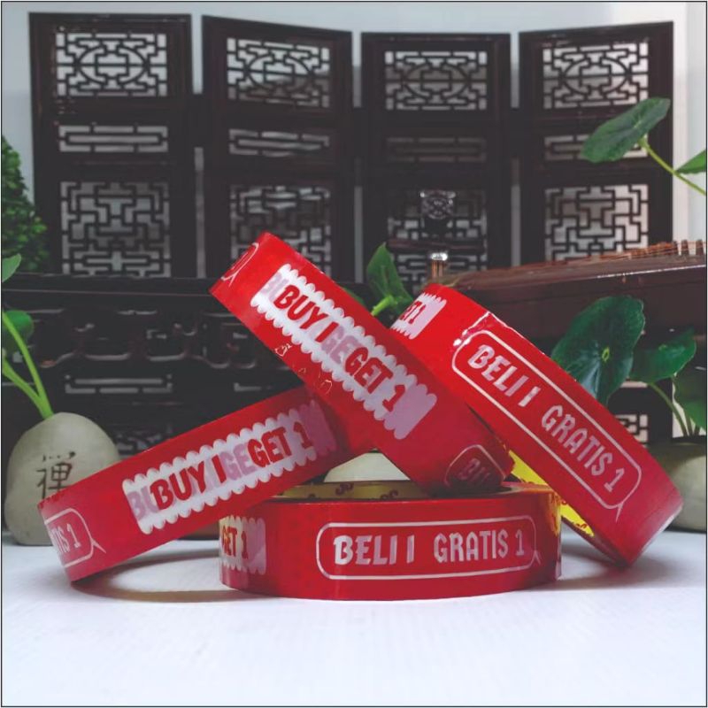 

Isolasi printing "terimakasih thankyou/buy1get1/buy2get1"24x65mm