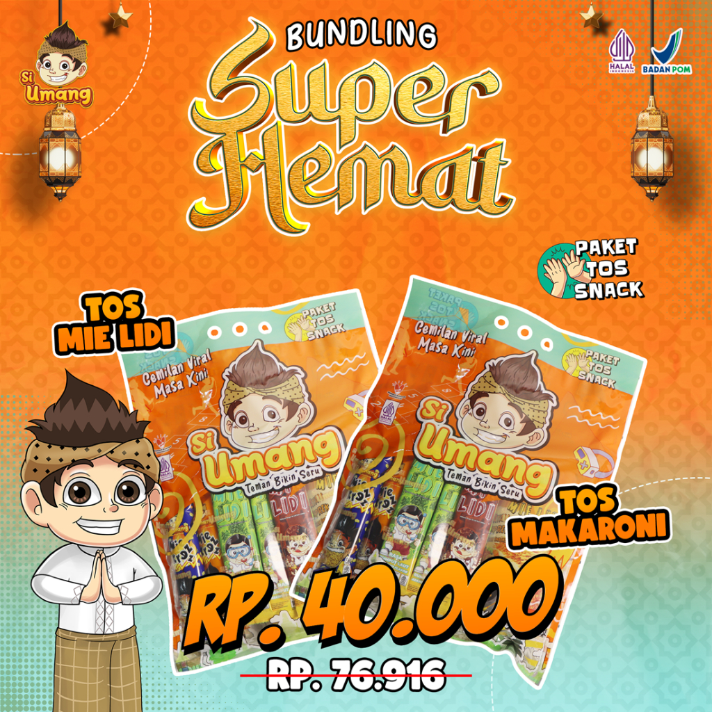 

[Isi 2 Paket TOS] Si Umang bundling super hemat paket TOS 2025