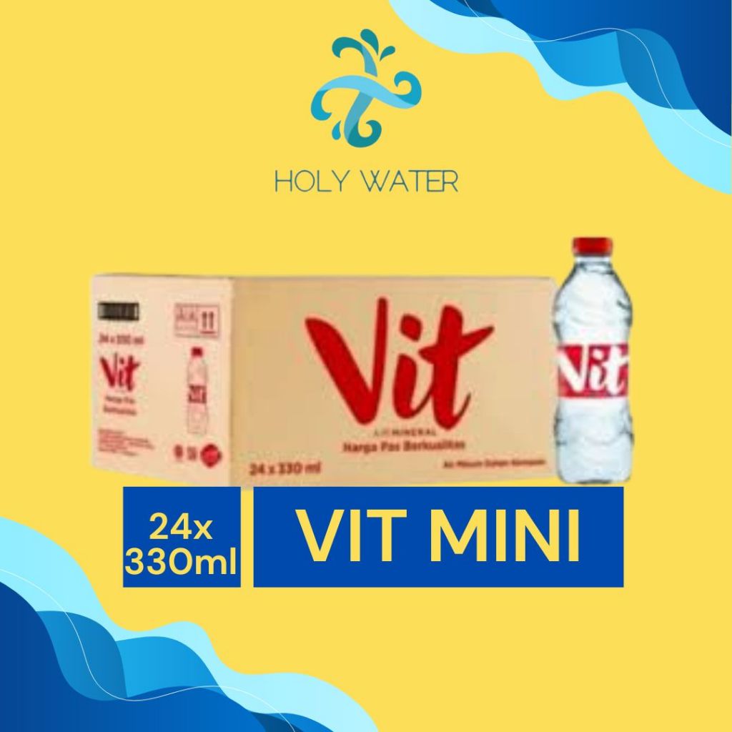 

(INSTANT / SAMEDAY) VIT MINI 330ML ISI 24 BOTOL PER KARTON - READY KEMASAN 1500 MILI, 550ML, 330 ML, GELAS CUP Air Minum MINERAL Botol