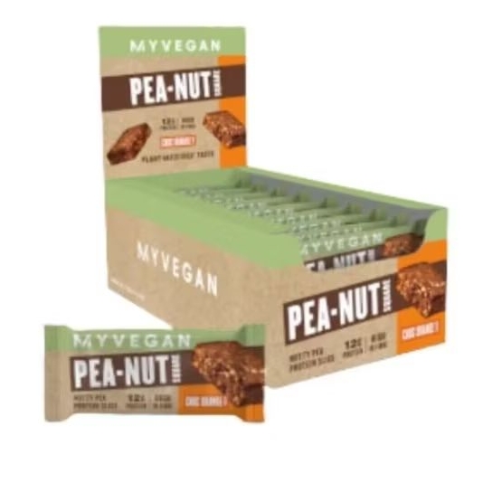 MyProtein Vegan Peanut Plant Based Protein Bar High Fibre Low Carb  (12 Pack )