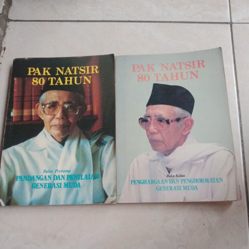 Sepaket Pak Natsir 80 tahun cetakan Pertama dan kedua