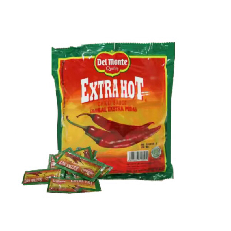 

Extra Hot Del Monte isi 24 Sachet Delmonte Extra Pedas