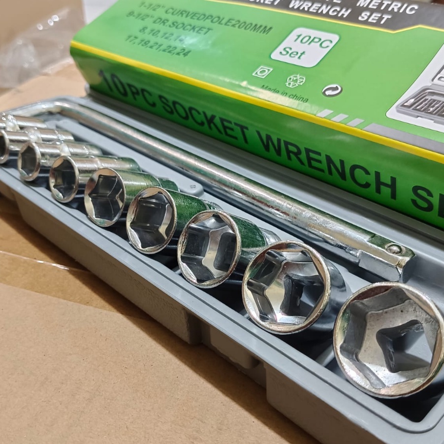 FG2 Kunci Shock Sok Set 1Pcs KTP 12 6 PT Ukuran 8  24Mm  Kunci Socket Wrench Set 1 Pcs COD Kunci Pas
