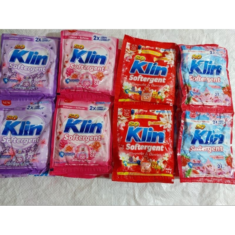 Soklin sabun cuci baju bubuk renceng