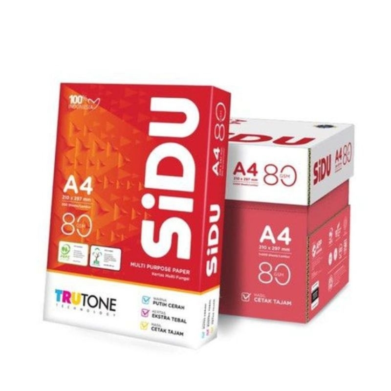 

Kertas HVS A4 SiDU (Multi Purpose Paper) 500 Lembar