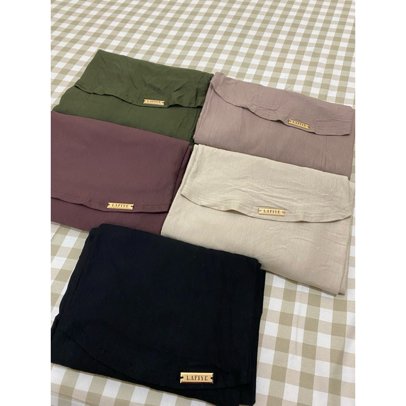 JUAL MURAH LAFIYE BARU PAKE 1-3 KALI | Lafiye - Skiv Rou Scarf (Grove, Clay, Burlwood, Taupe, Black)