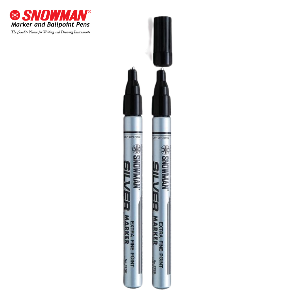 

Paint Marker Silver Snowman EFSP-12 / Spidol Silver Kecil Snowman FSP-12