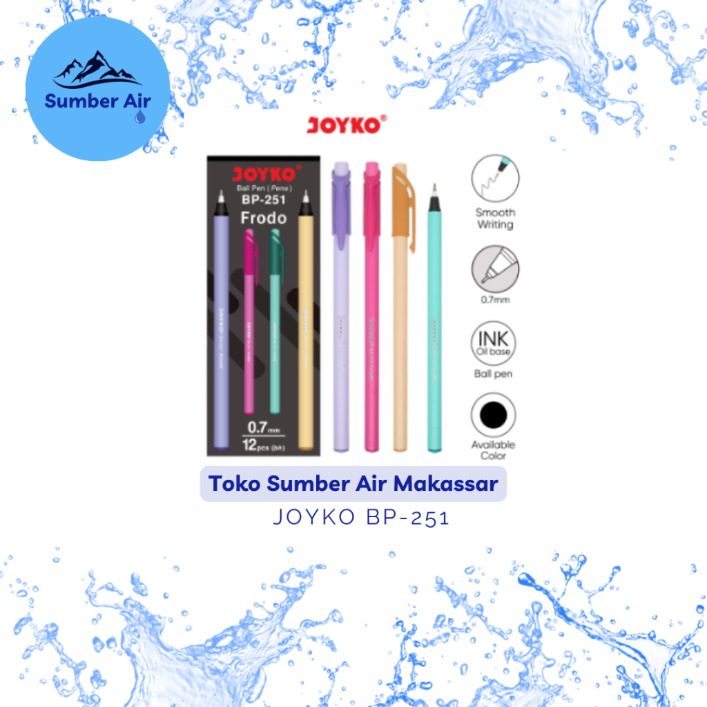 

JOYKO BALL PEN PULPEN PENA BP-251 FRODO 0.7mm / 1 PCS