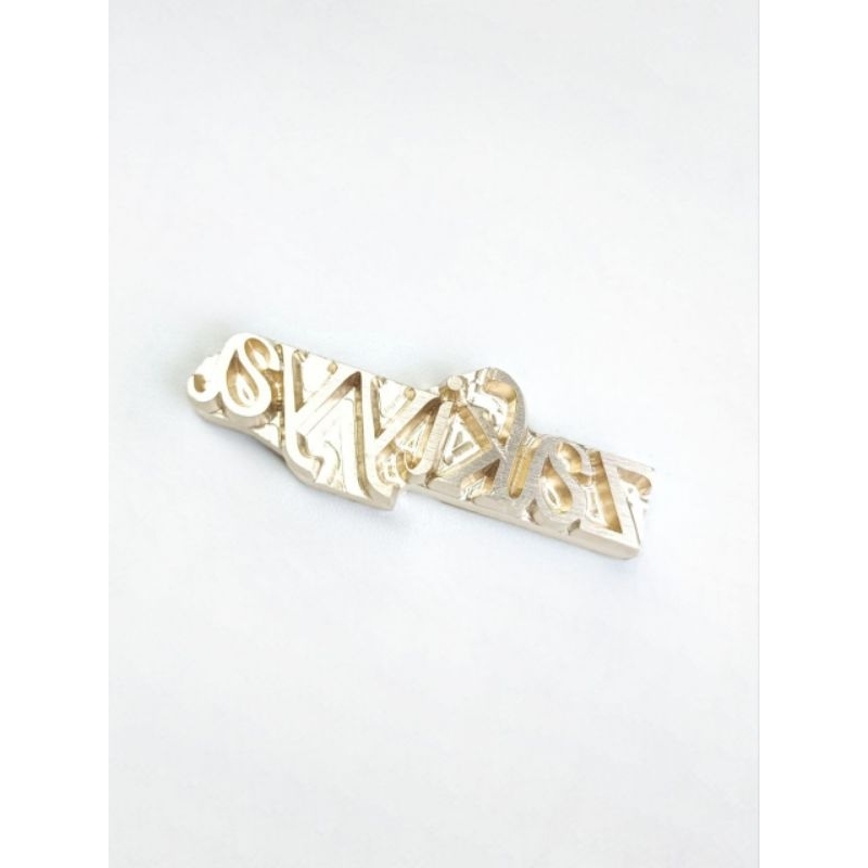 

Plat kuningan hotstamp media kue dan roti