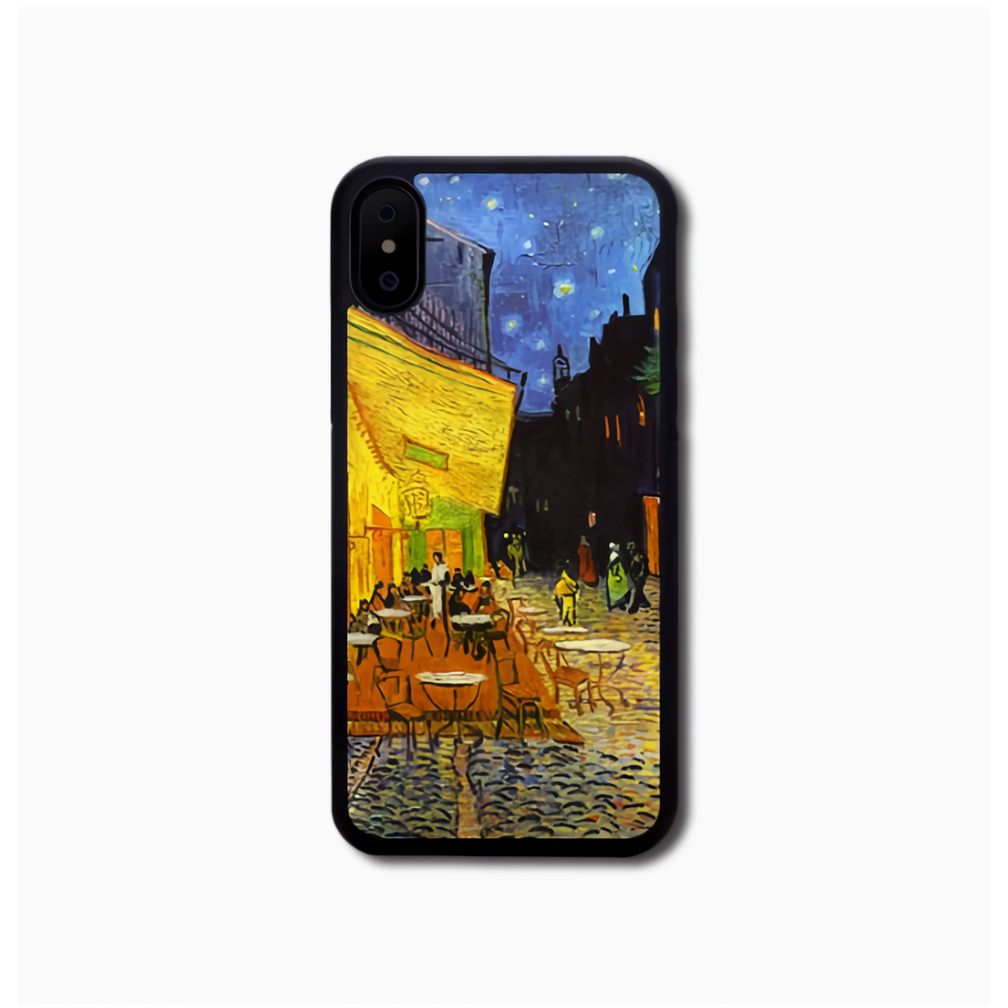 Van Gogh's night outdoor cafe - Softcase Glossy (BERGARANSI) Iphone samsung xiaomi redmi oppo vivo r