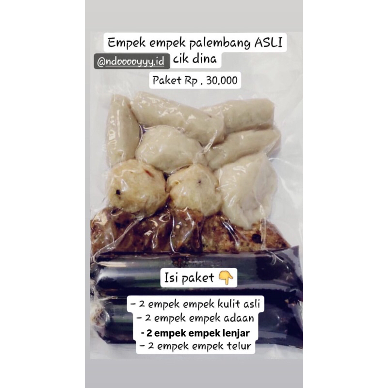 

Mpek mpek palembang cik dina Frozen