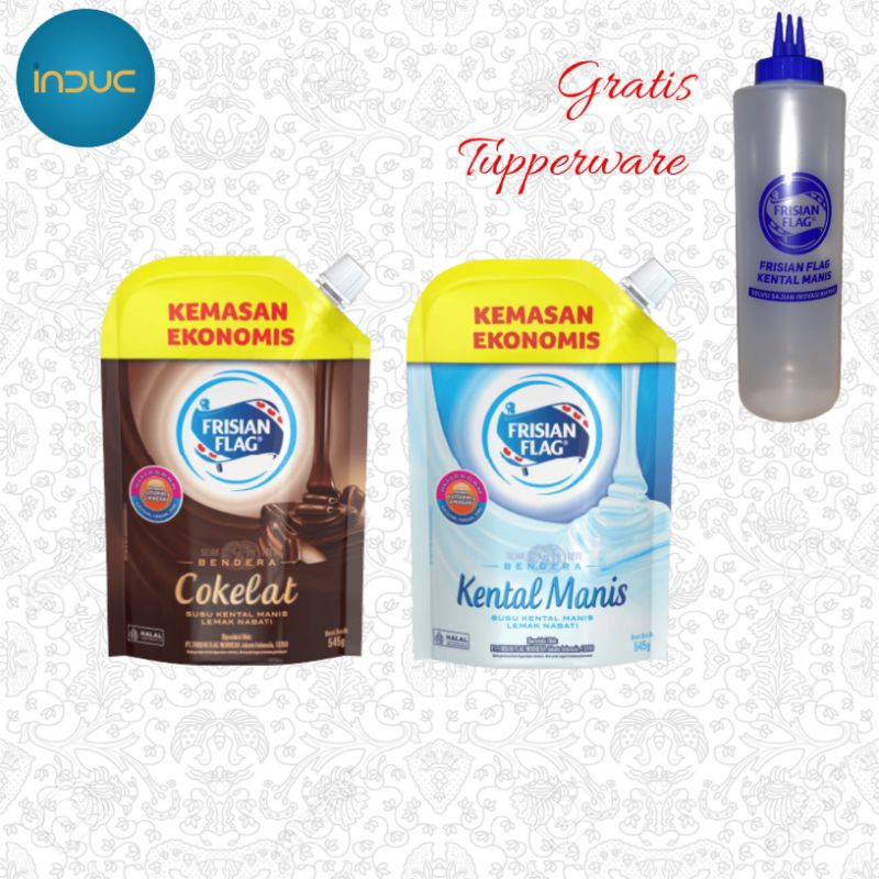 

[PROMO TUPPERWARE] Frisian Flag Pouch 545gr Susu bendera Bkm dan Cho