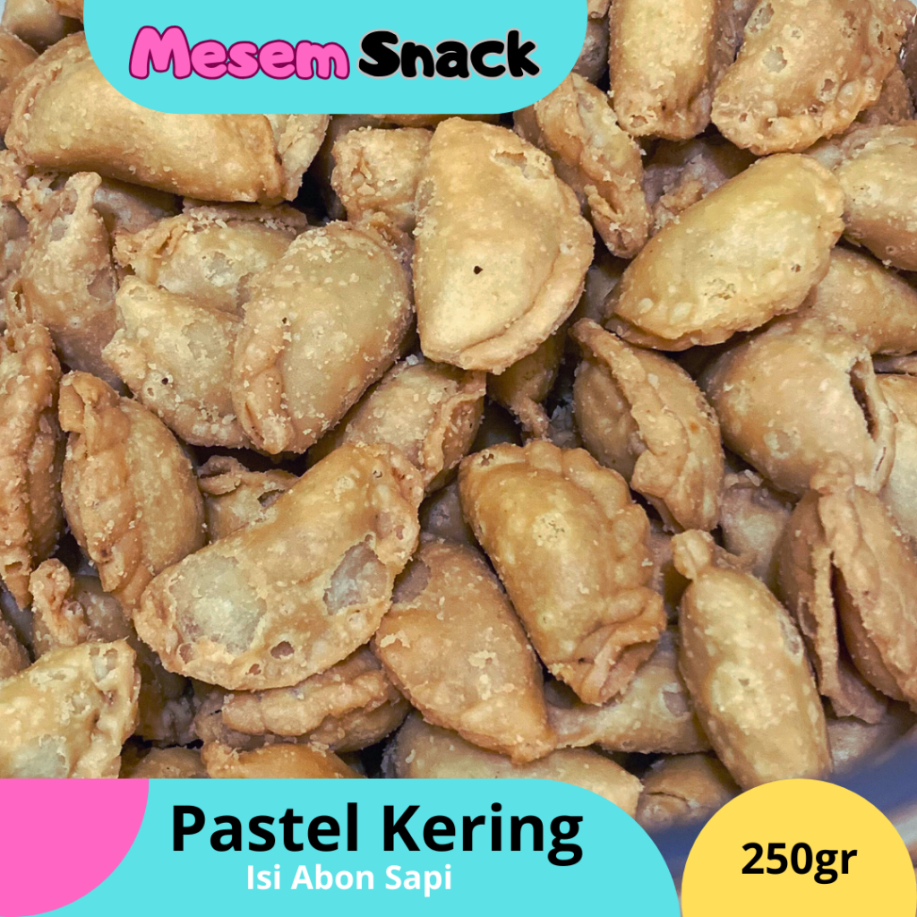 

Pastel Kering Mini Isi Abon Sapi 250gr Snack Camilan Jajanan Kiloan Curah Murah Enak Renyah