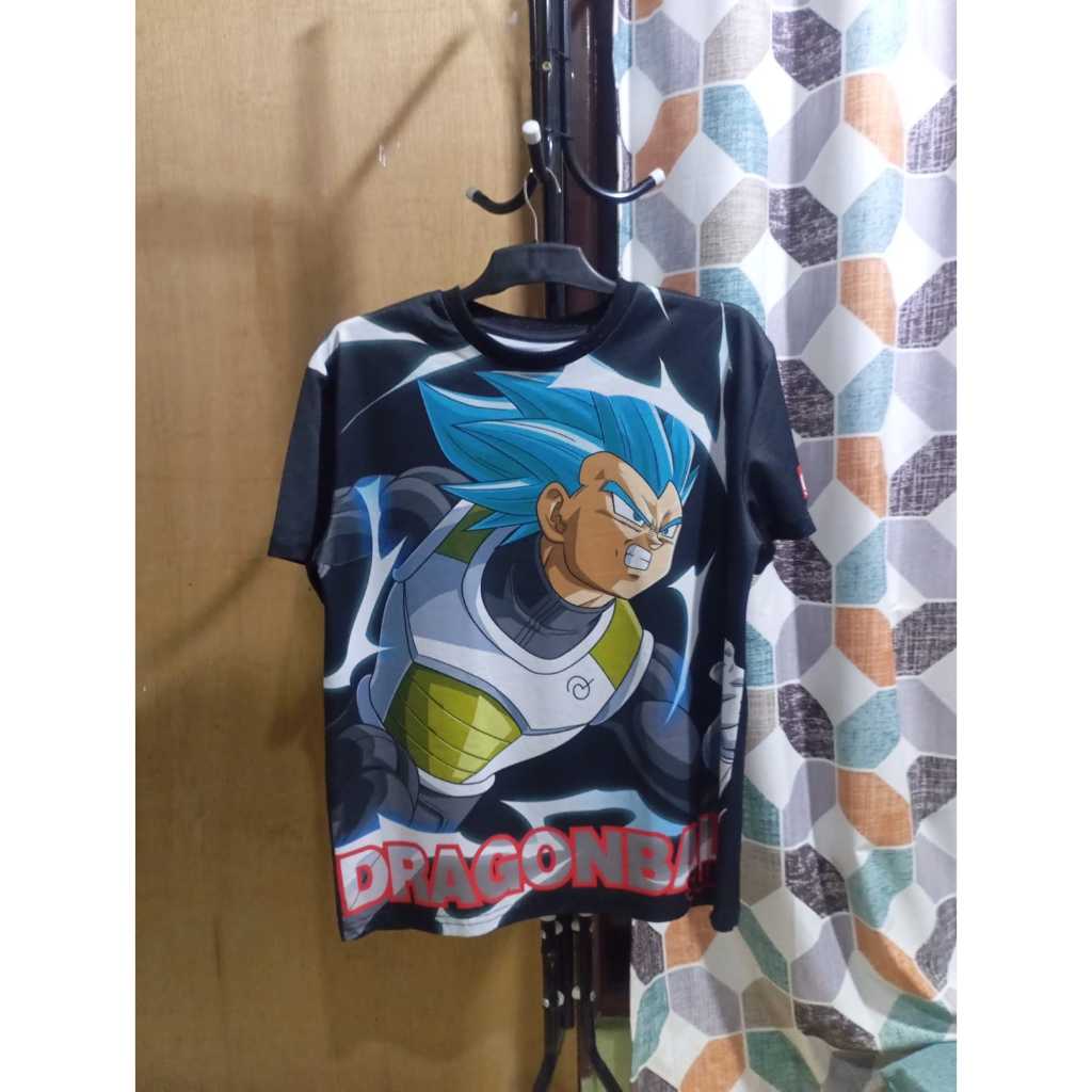 Bandai-Kaos Jersey Anime DragonBall Vegeta Unisex