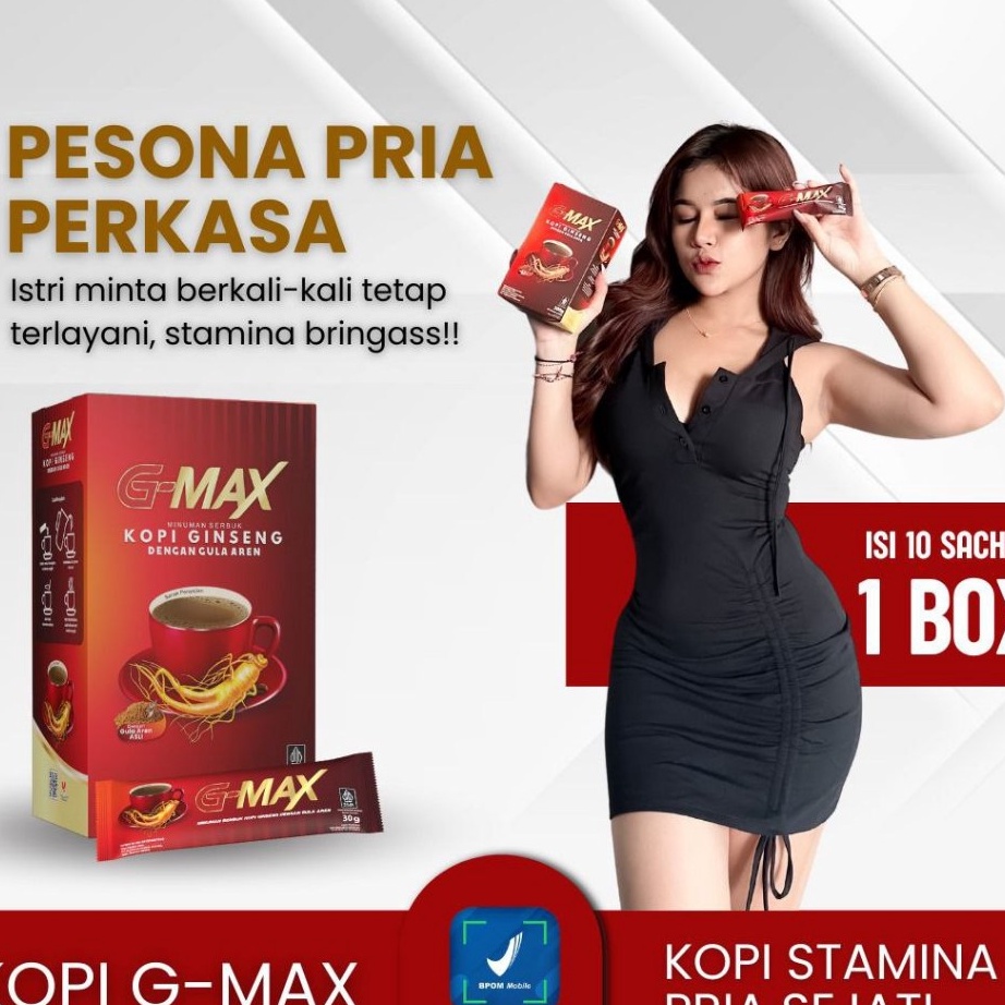

COD KOPI G MAX ORIGINAL MINUMAN EXTRA GINGSENG 1 BPOM HALAL KOPI STAMINA PRIA TAHAN LAMA AMAN