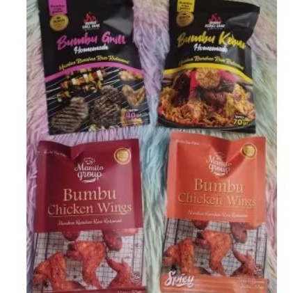 

[Premium Quality] paket bumbu instan mamito @5PCS, Bumbu Kebuli, Bumbu Grill, Bumbu Chicken Wing original dan spicy