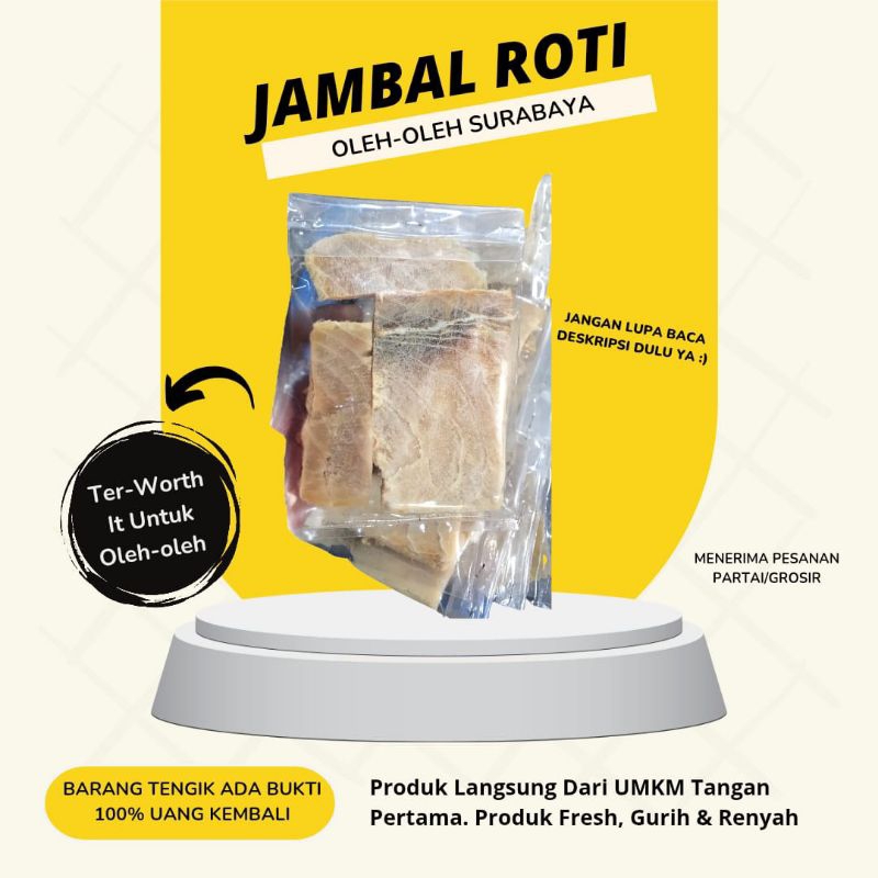 

Jambal Roti Mentah Khas Kenjeran Surabaya