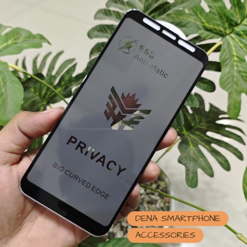 Tempered Glass Asus X00TD Zenfone Max Pro M1 X00TD ESD Privacy Anti Spy