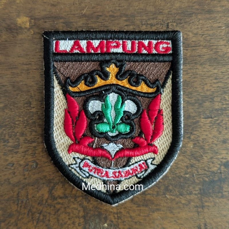 Logo Kwarda Lampung Bordir Timbul