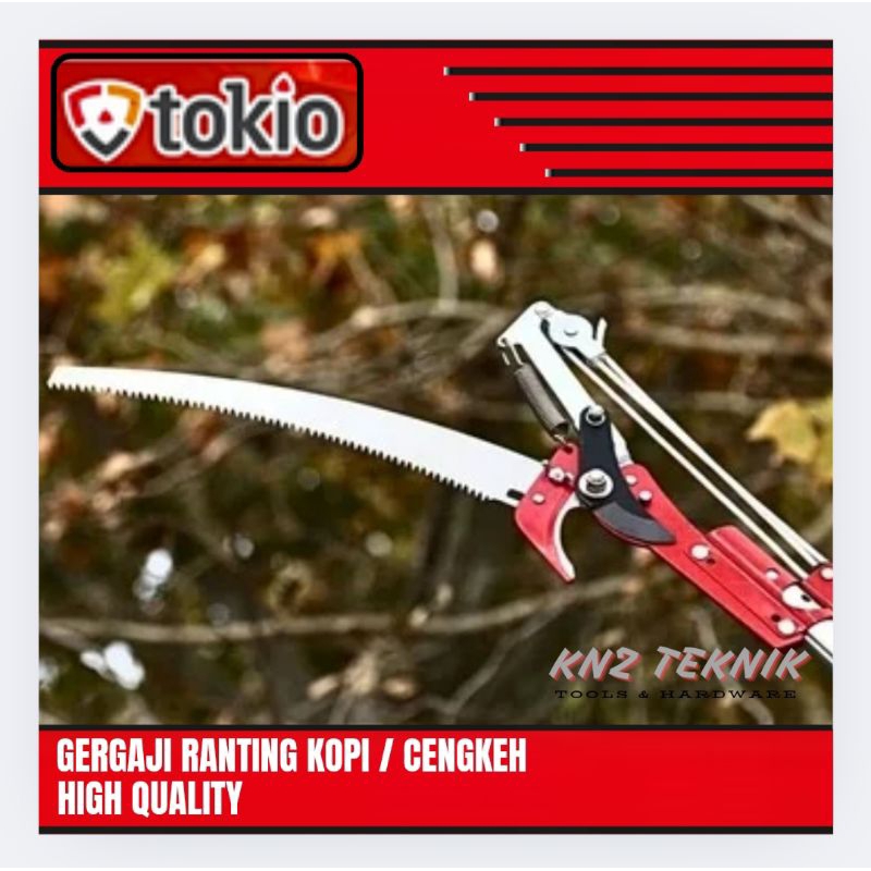 Gergaji Dahan Ranting Gergaji Kopi Cengkeh + Gunting Pruning Tokio